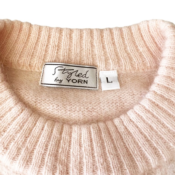 Styled by Yorn Vintage Angora Pearl Sweater | LARGE - Picture 7 of 9